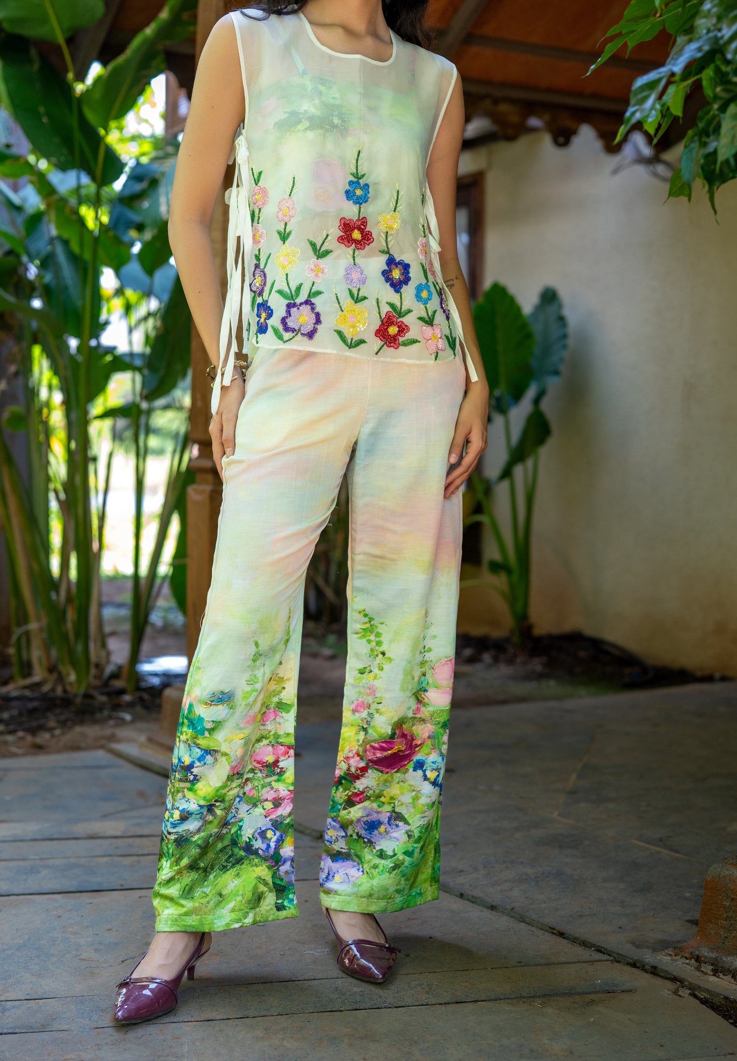 Verdalya Apron and Pants Set