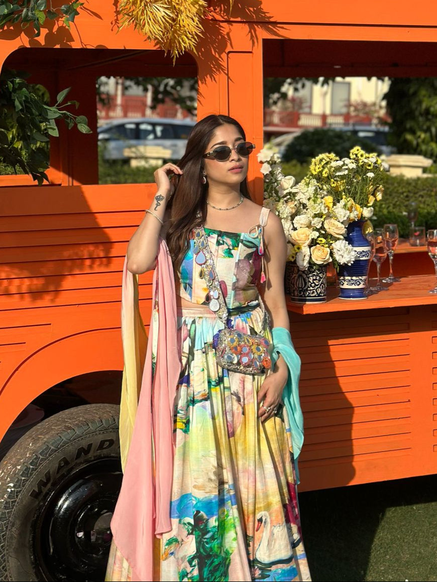 Cyphéa Lehenga Set