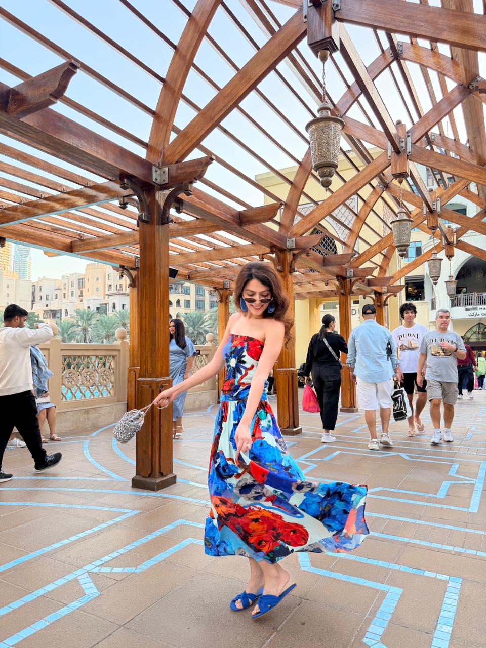 Meghna Sahijwani Bhattacharya in Parade Blanc Drop Waist Maxi Dress