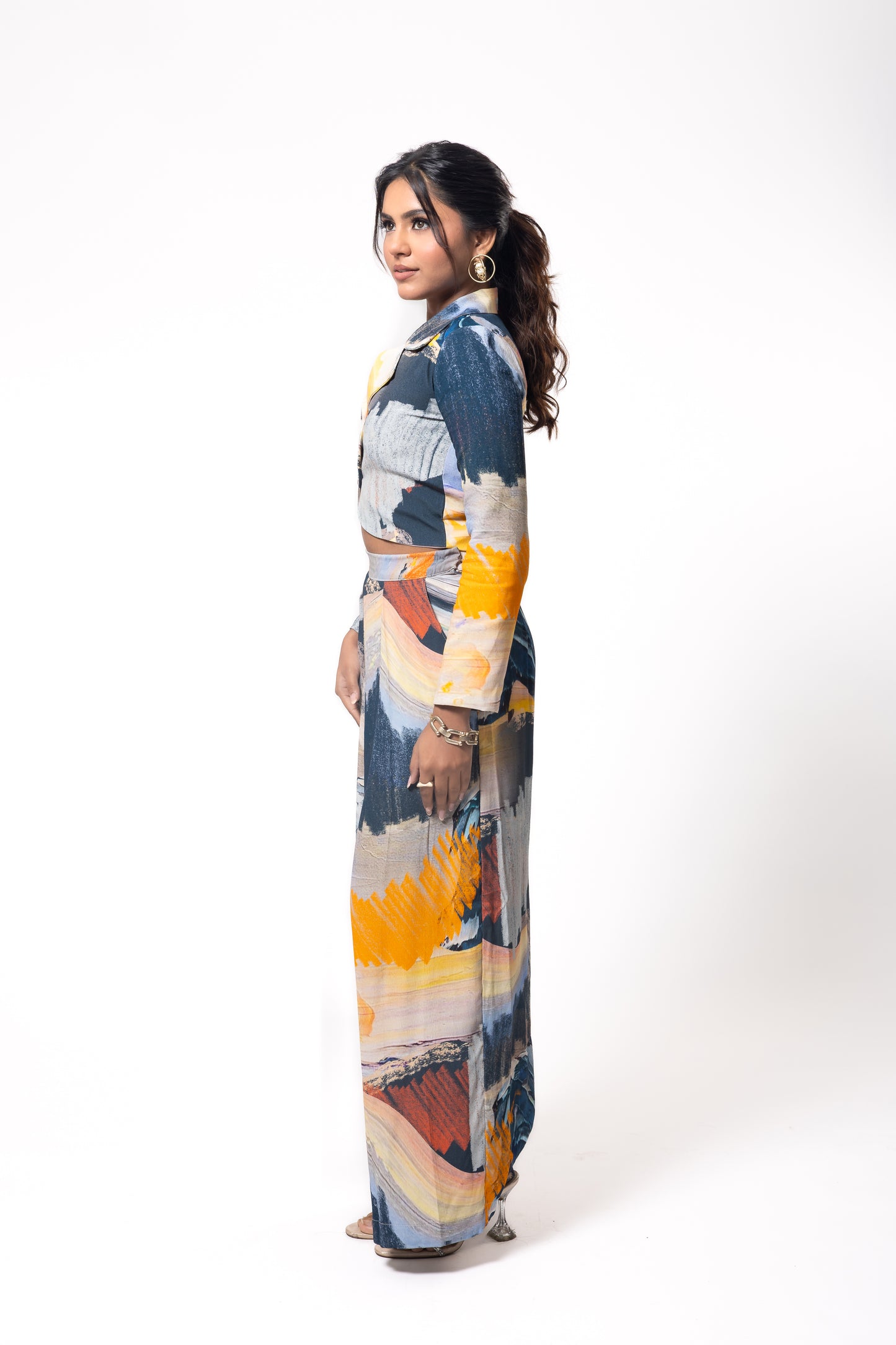 Dusken Cropped Blazer and Pants