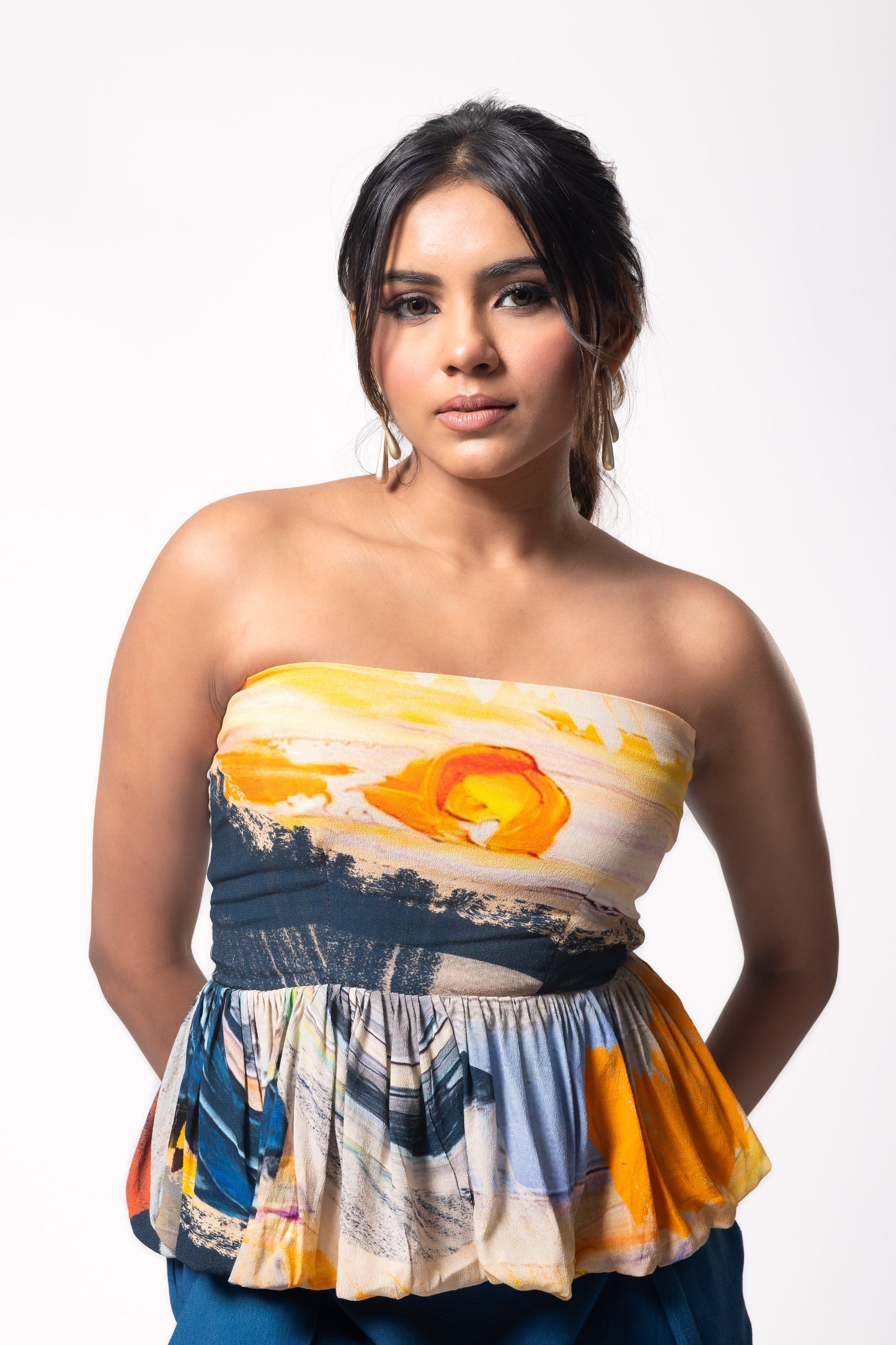 Dusken Bubble Top and Shorts