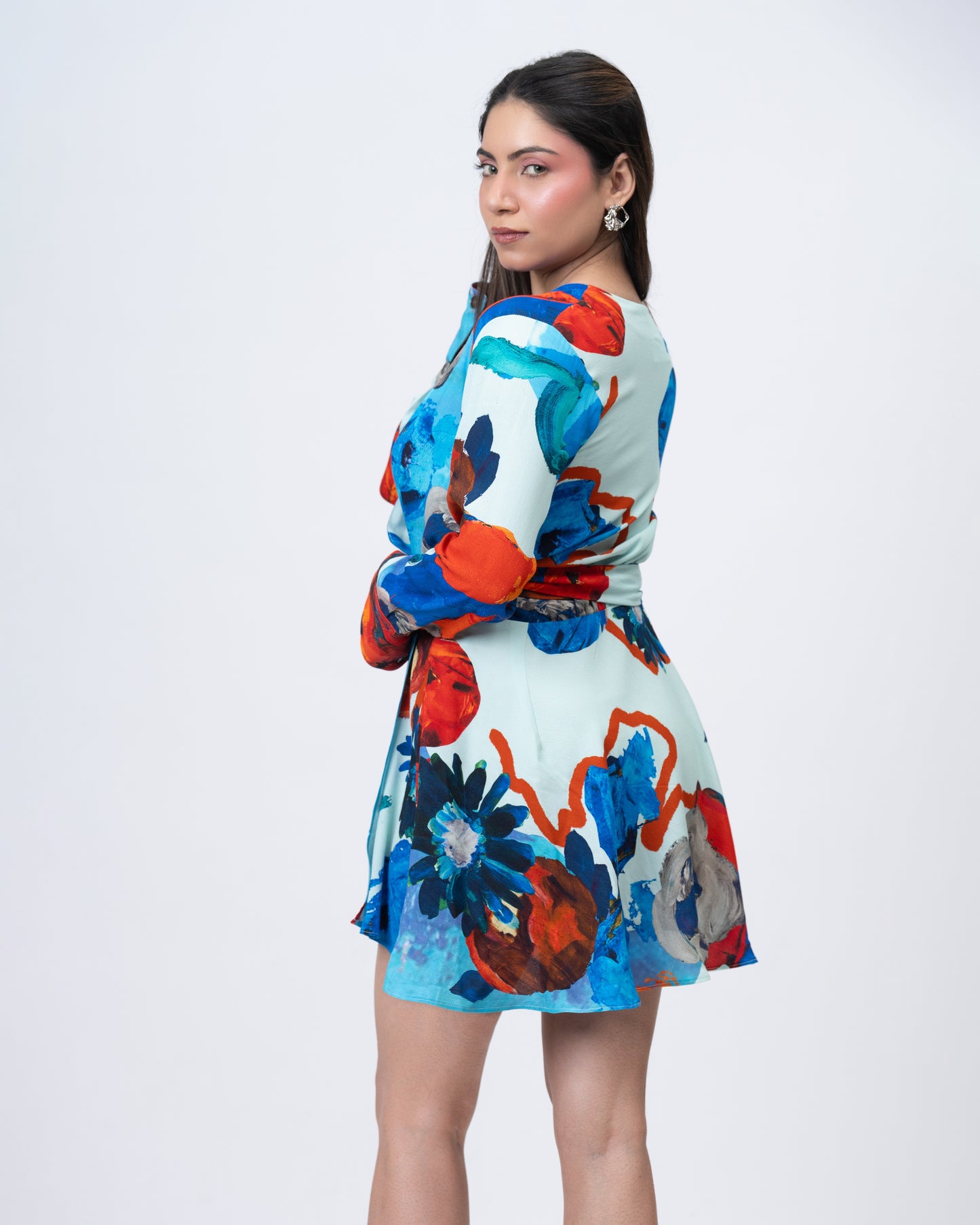 Parade Blanc Wrap-around Dress