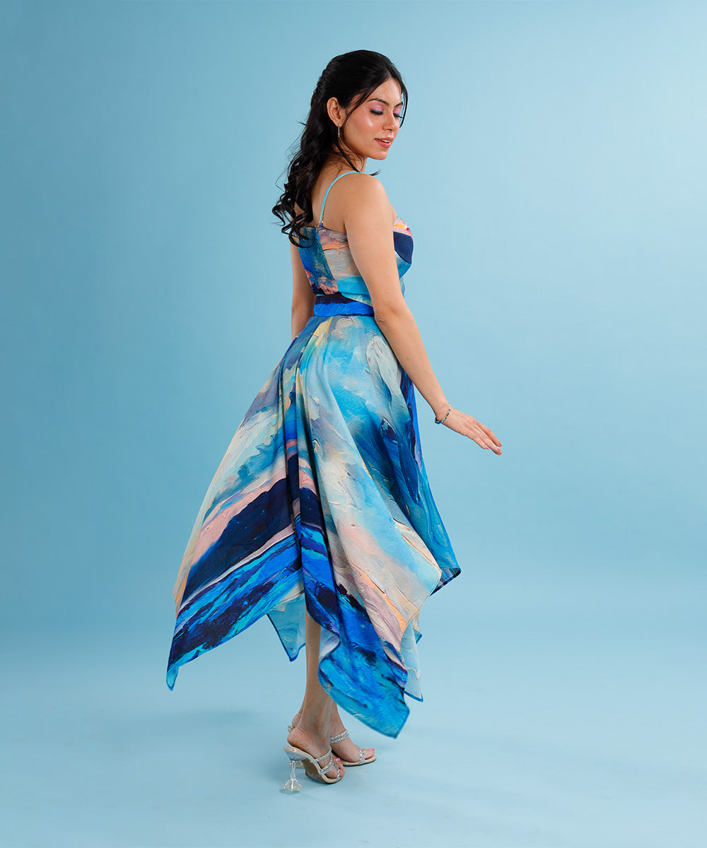 Celeste Bustier and Handkerchief Skirt