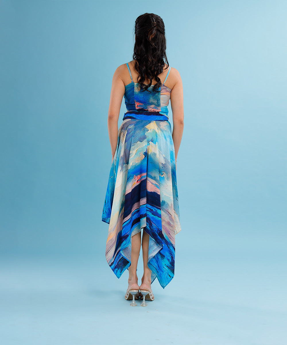 Celeste Bustier and Handkerchief Skirt