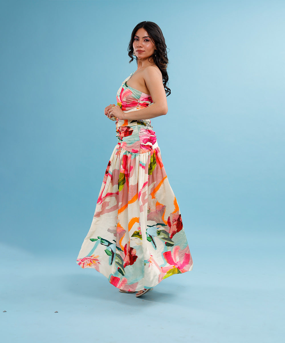 Nymphéa Long Cut out Dress