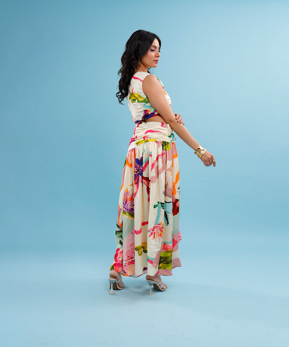 Nymphéa Long Cut out Dress