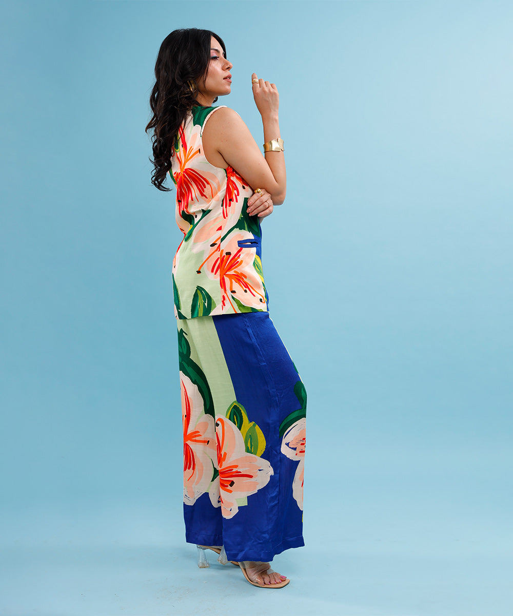 Éclora Sleeveless Blazer and Pants
