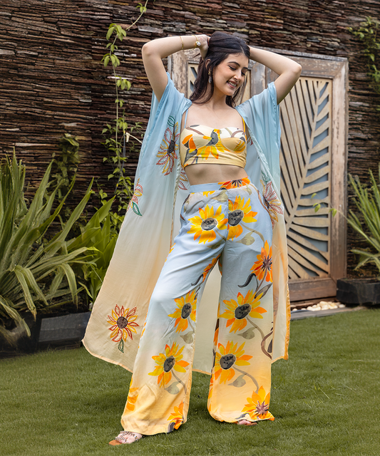 Sunflower Cape Set