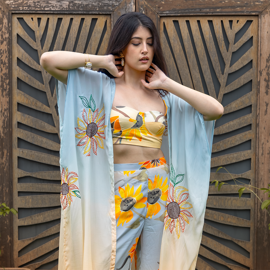 Sunflower Cape Set