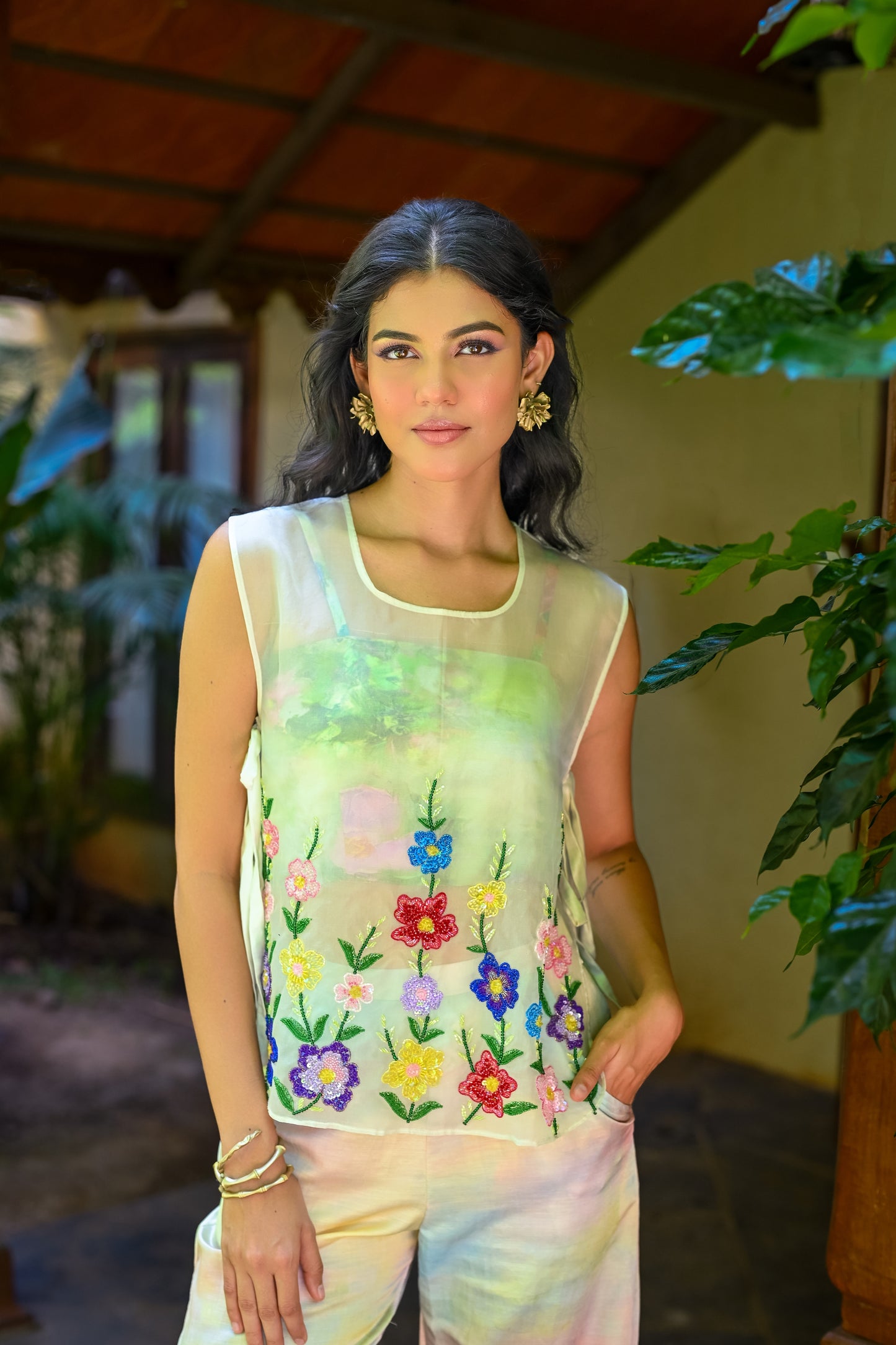 Verdalya Apron and Pants Set