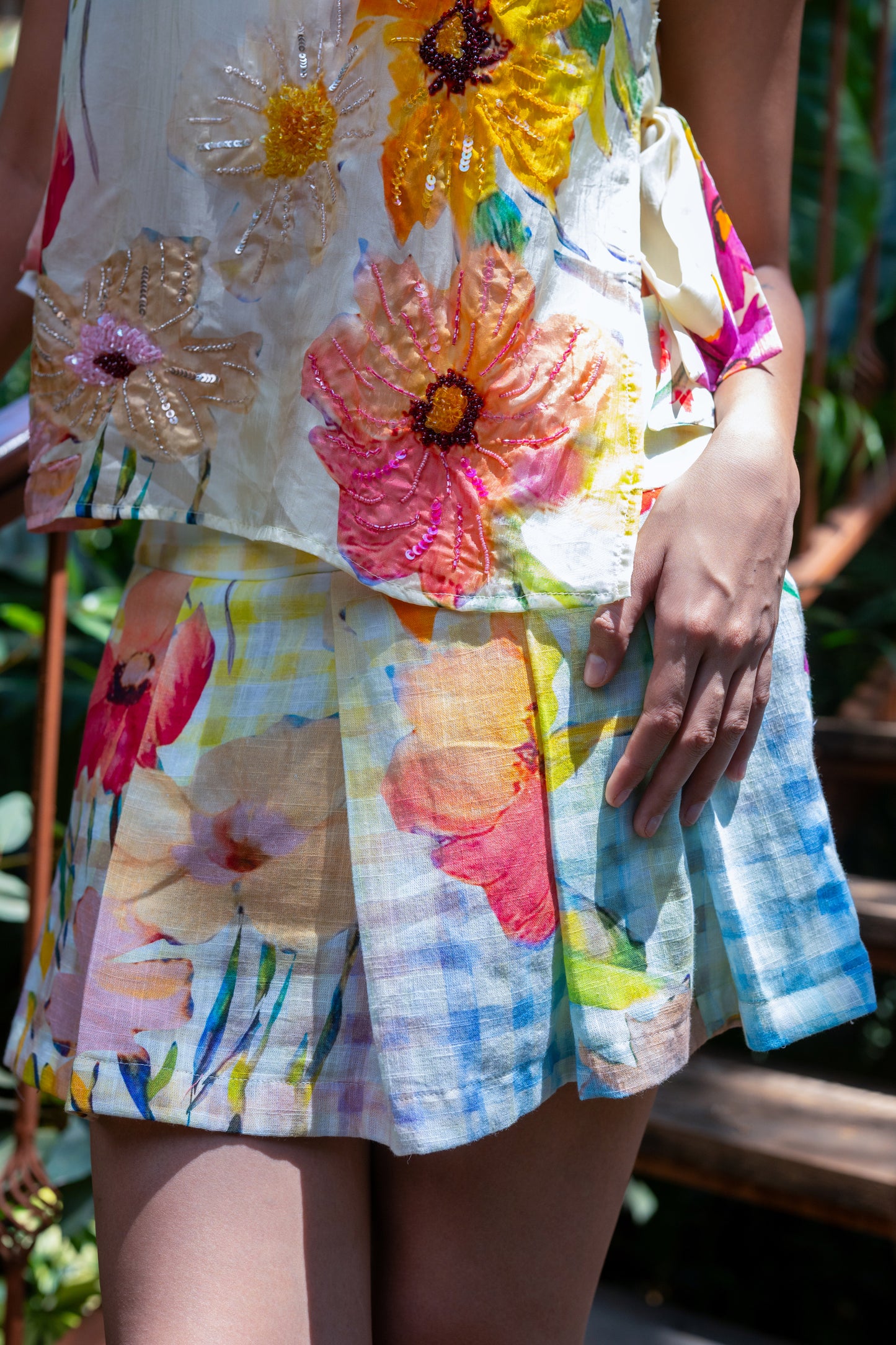 Picnic Apron and Skirt Set
