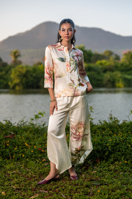 Peonies Shirt and Pants