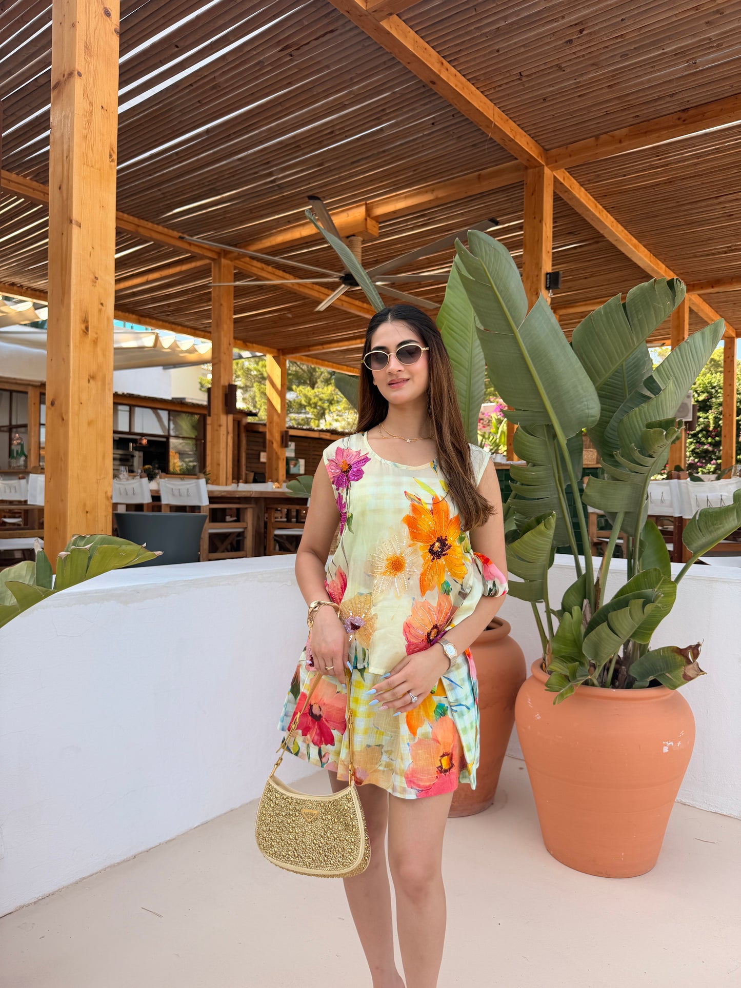 Shivami Jain in Picnic Apron Set