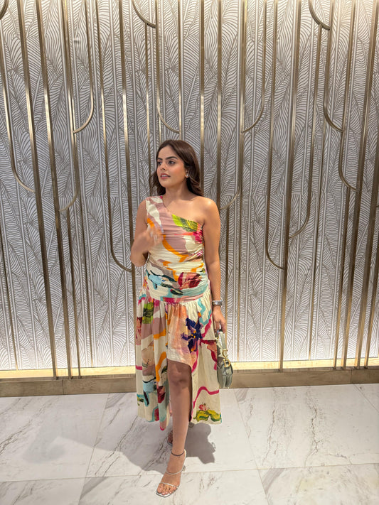 Nymphéa Long Cutout Dress
