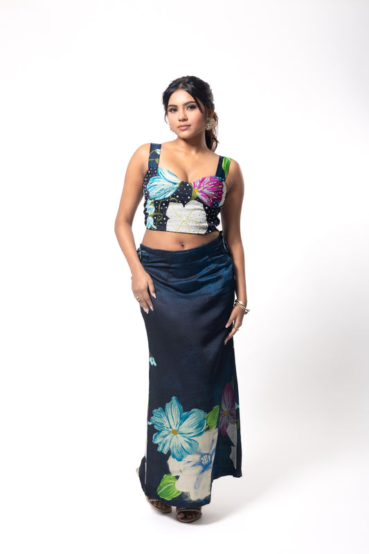 Noctura Bustier and Maxi Skirt