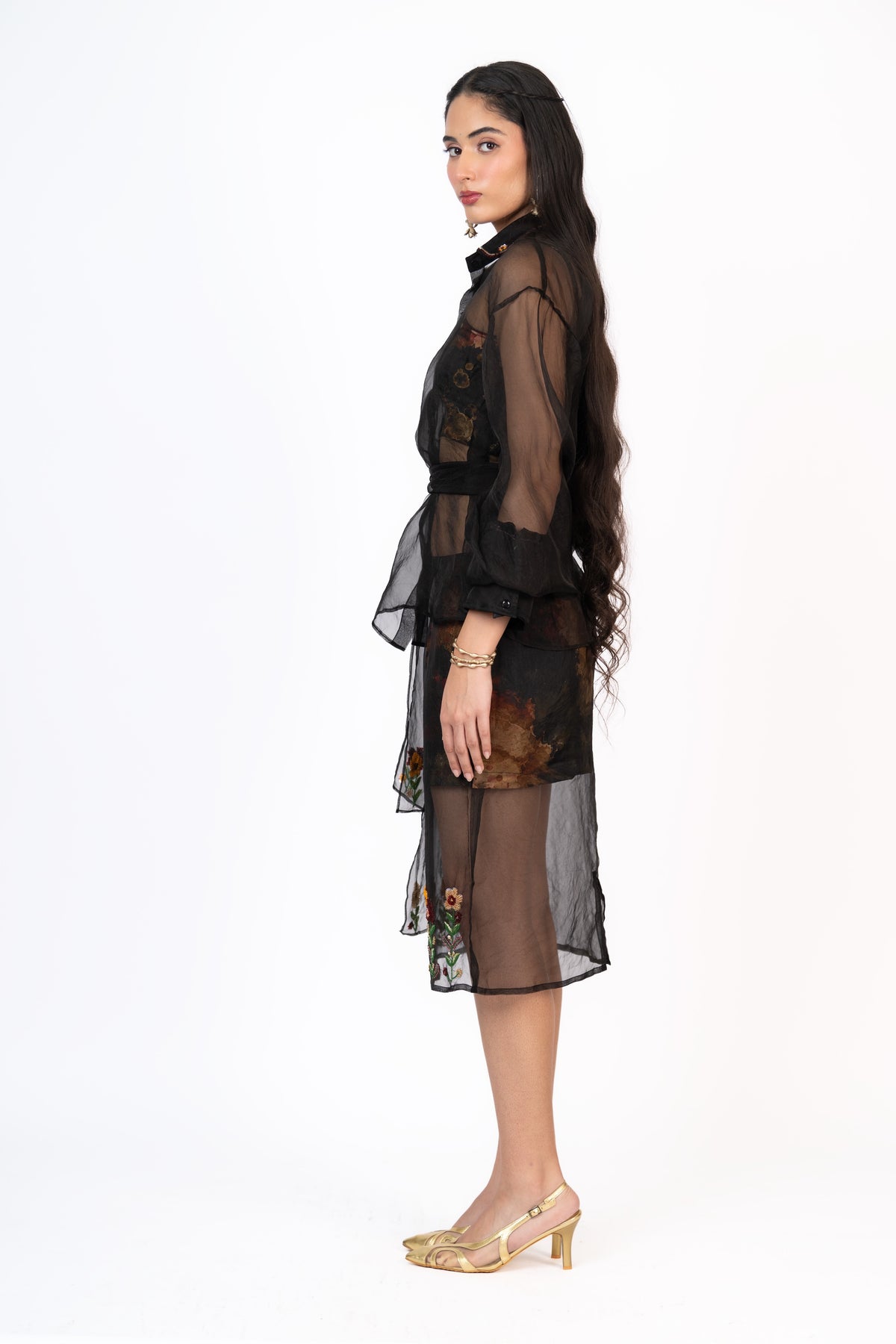 Pataka Organza Set With Dupatta