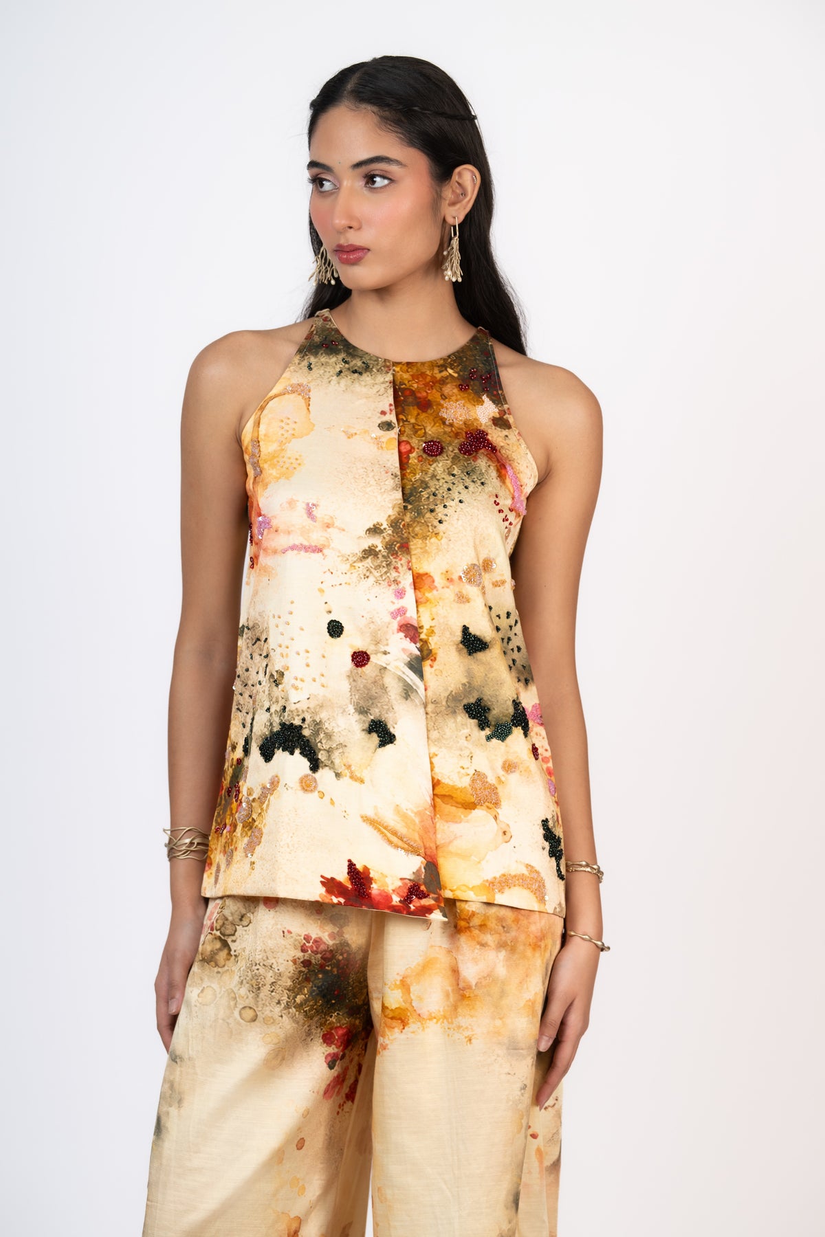 Noor Asymmetrical Top Set