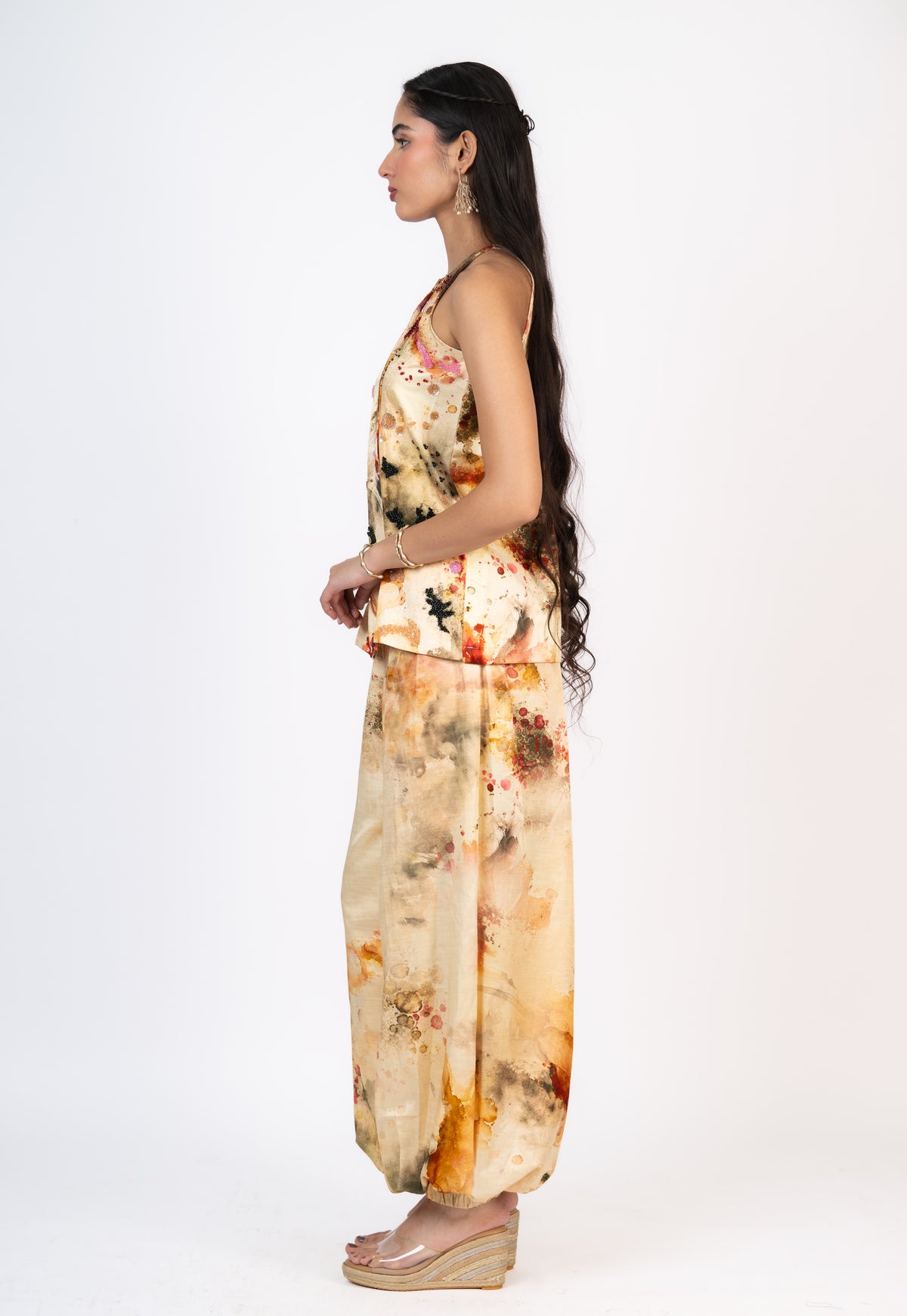 Noor Asymmetrical Top Set