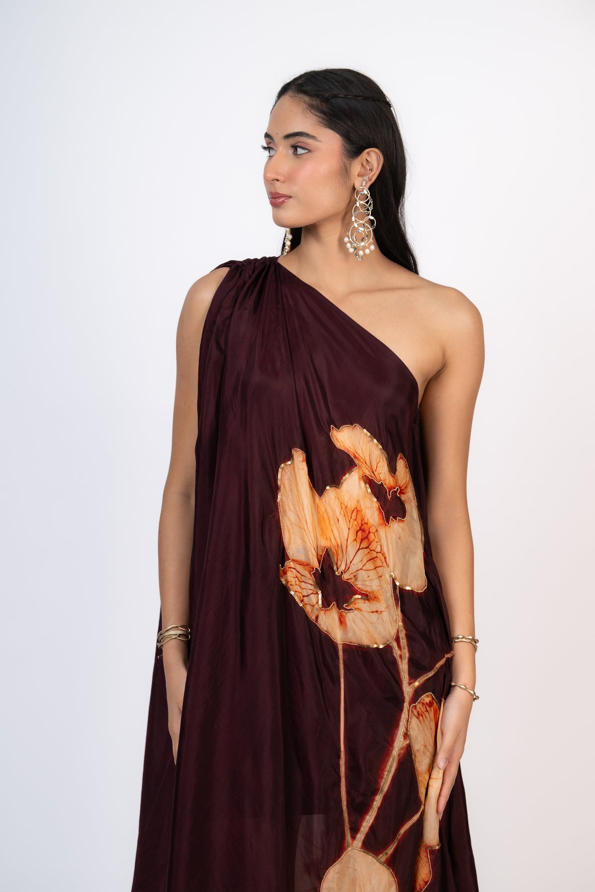 Gul Maroon Kaftan