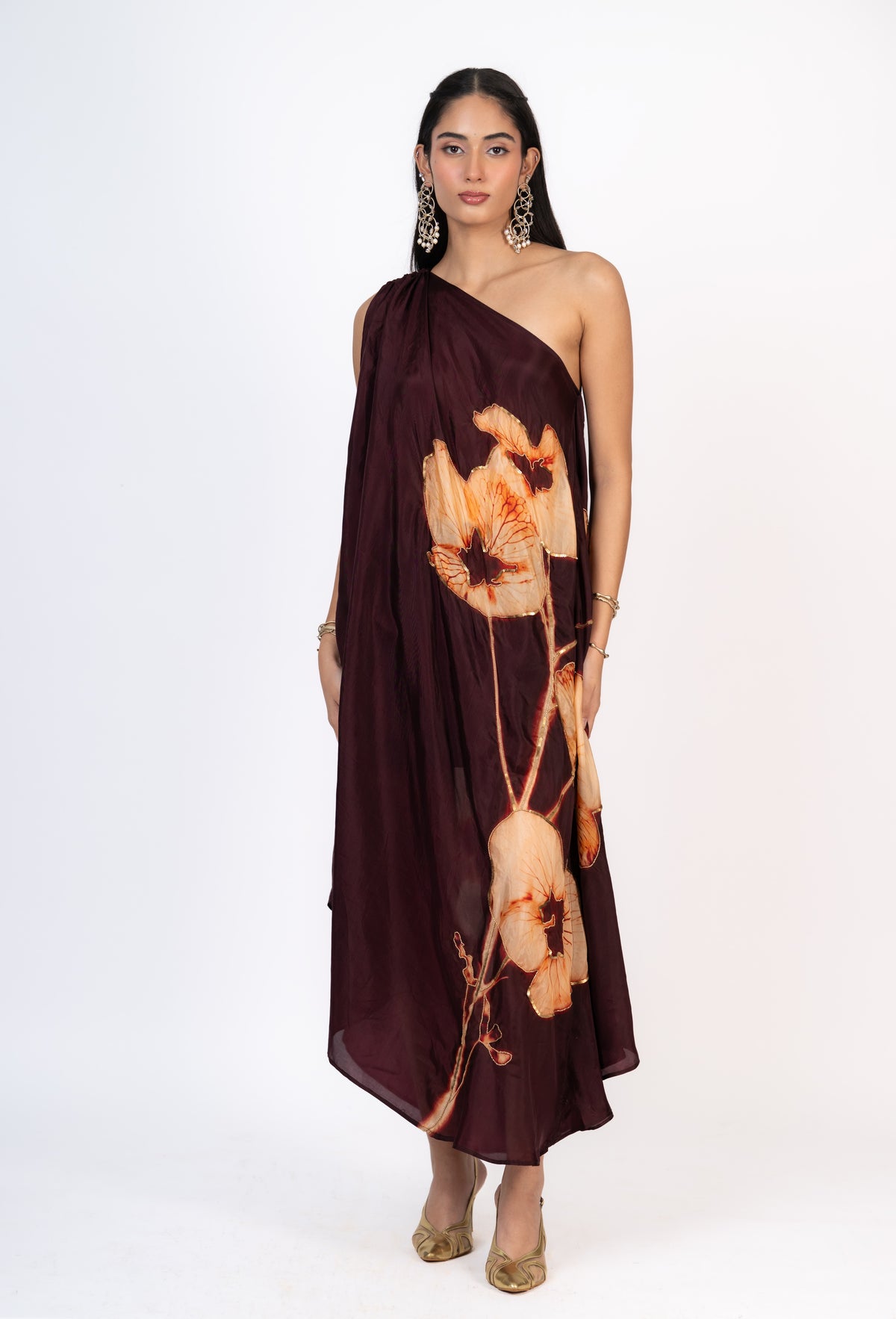 Gul Maroon Kaftan