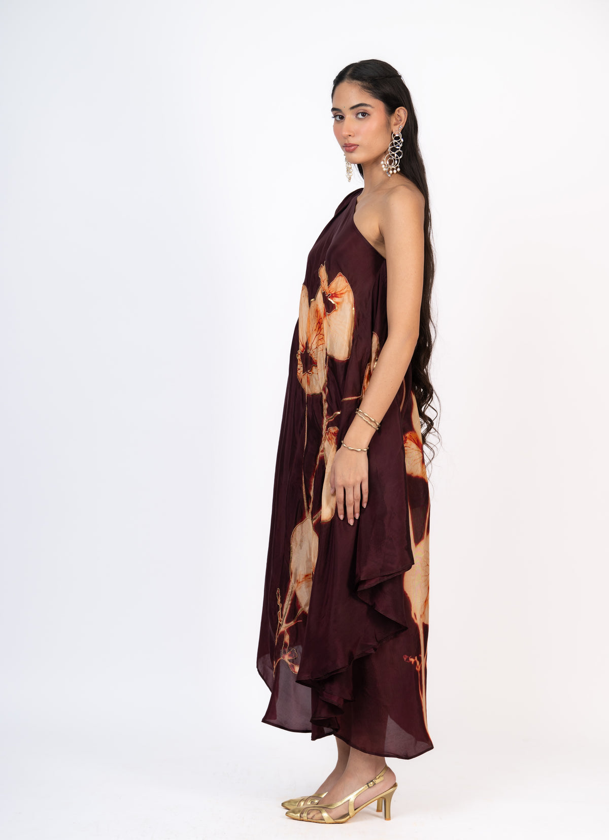 Gul Maroon Kaftan