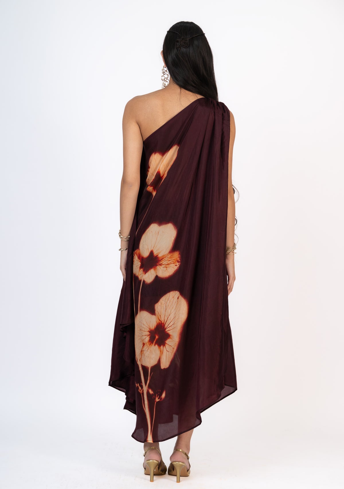 Gul Maroon Kaftan