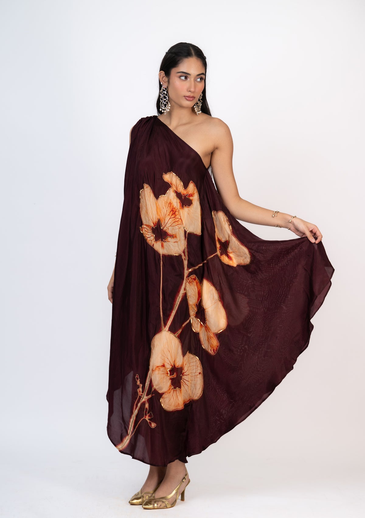 Gul Maroon Kaftan