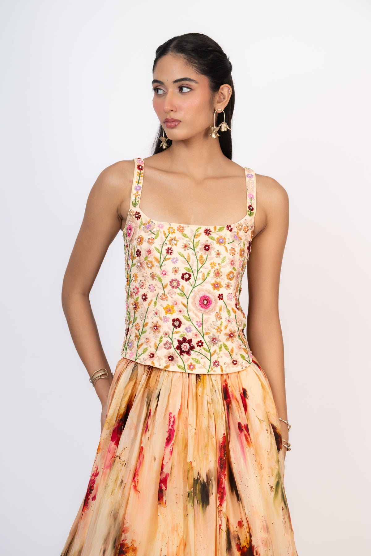 Pari Corset and Lehenga