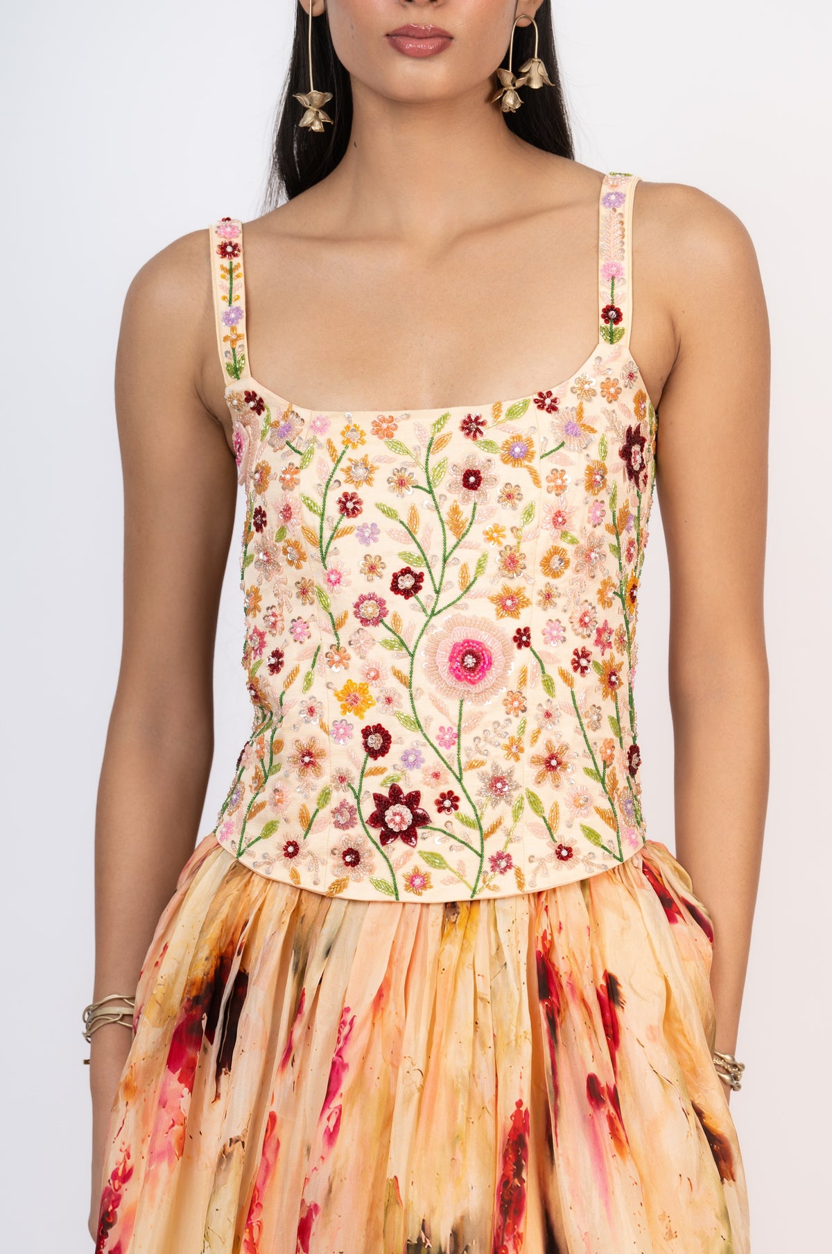 Pari Corset and Lehenga