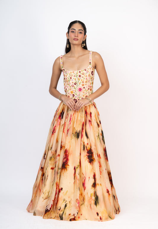 Pari Corset and Lehenga