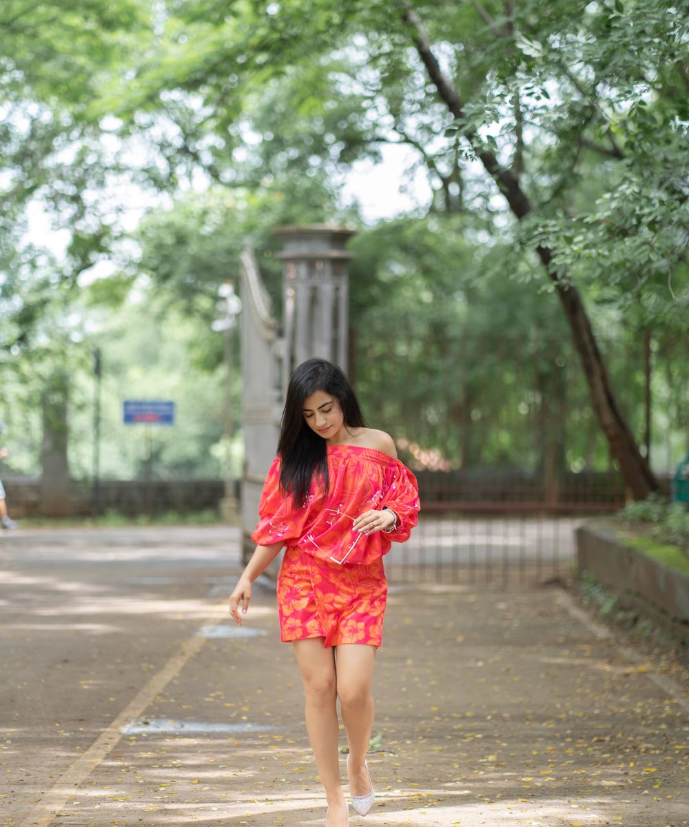 Floral Pop Embroidered Top