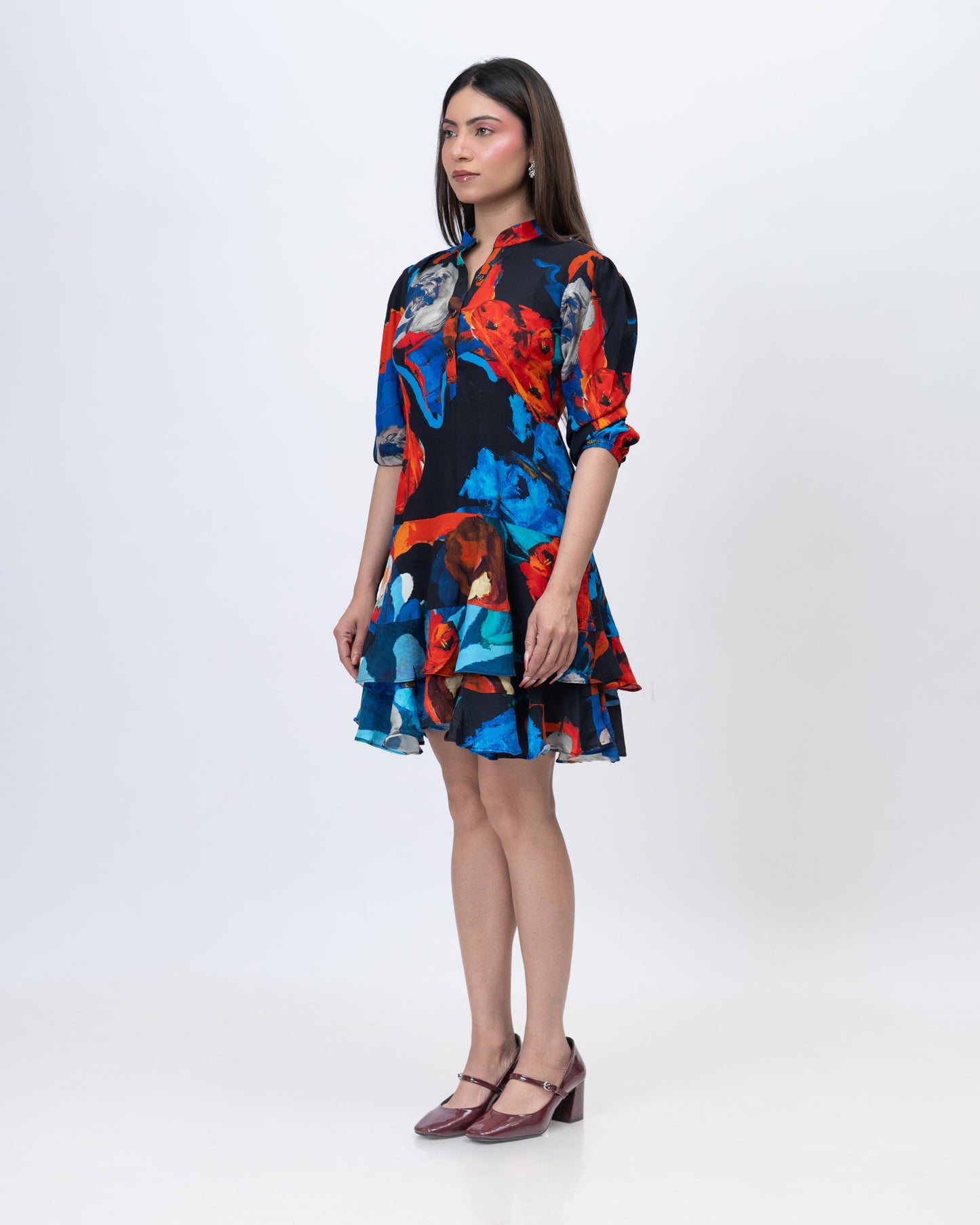 Parade Noir Mini Frill Dress