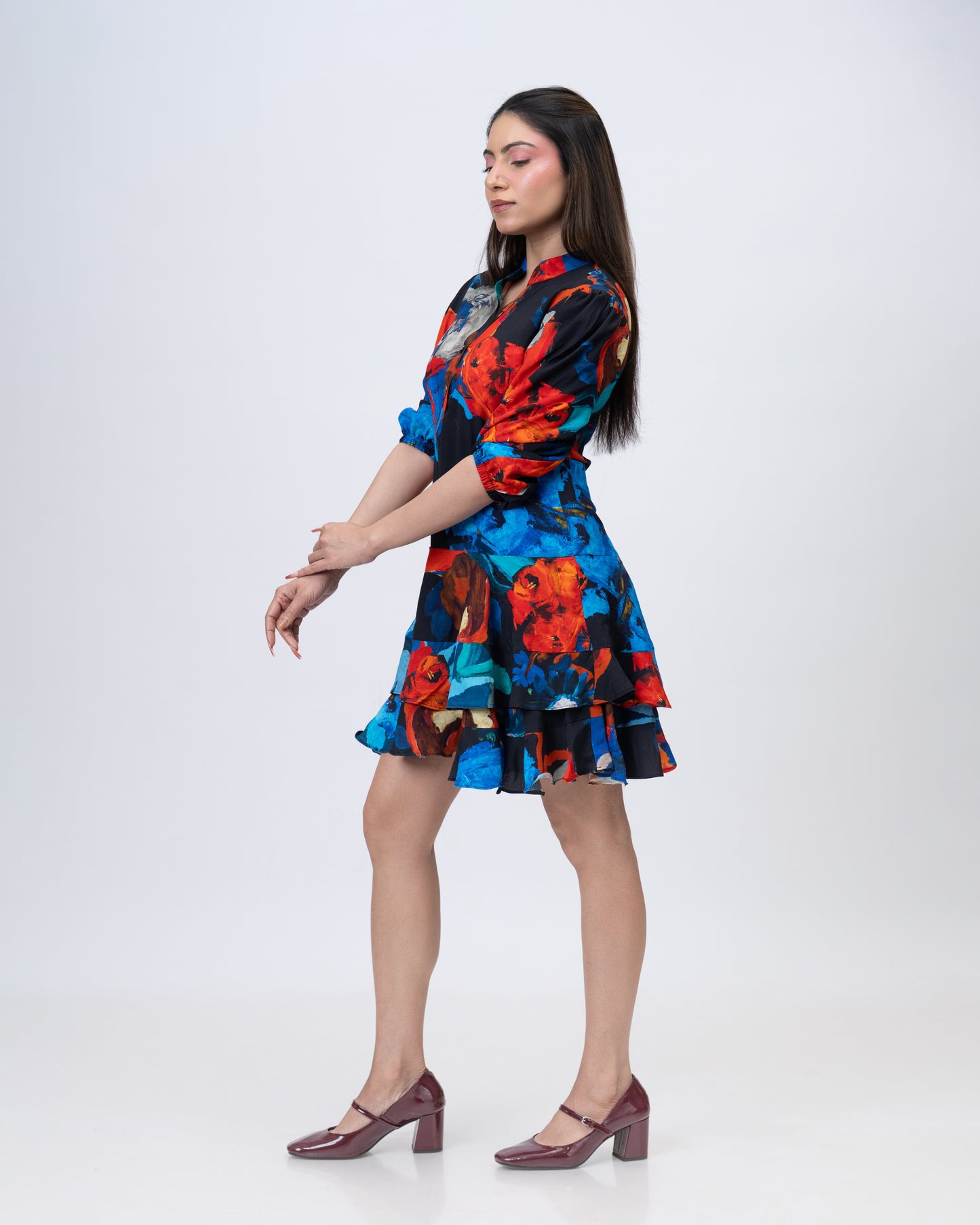 Parade Noir Mini Frill Dress