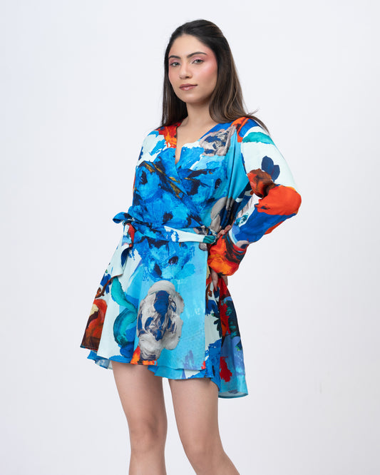 Parade Blanc Wrap-around Dress